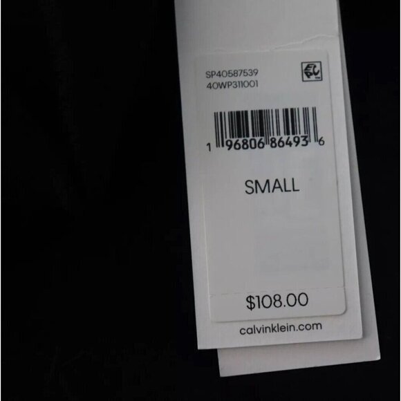 Calvin Klein Women Small Black Turtleneck Sweater Long Sleeve Wool Knit Top NWT - Picture 7 of 8